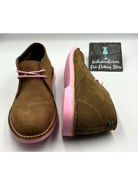 Veldskoen Tan Suede Heritage Uhambo Pink Sole Chukka Boot 8 Men’s/Women’s 10 main image 15